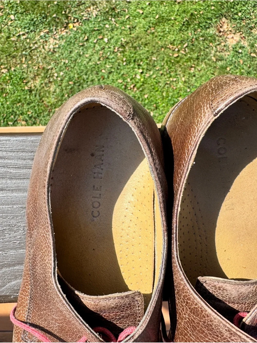 Cole Haan brown leather